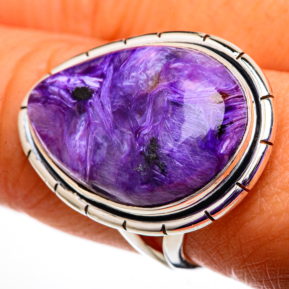 Charoite Rings handcrafted by Ana Silver Co - RING105832