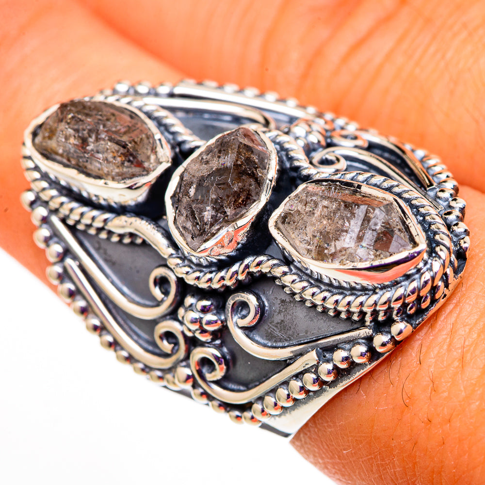 Herkimer Diamond Rings handcrafted by Ana Silver Co - RING105839