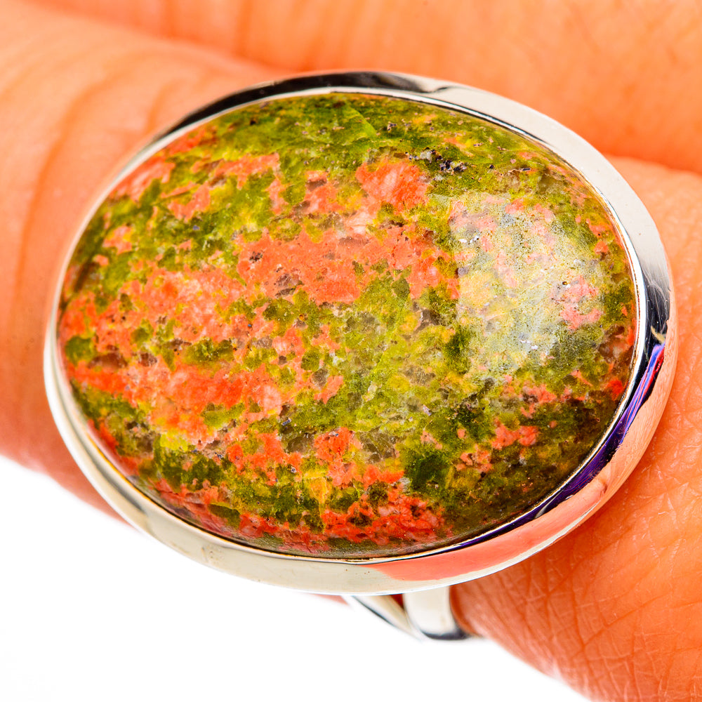 Unakite Rings handcrafted by Ana Silver Co - RING105862