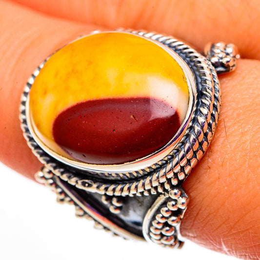 Mookaite Rings handcrafted by Ana Silver Co - RING105865