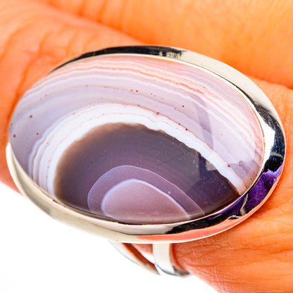 Botswana Agate Rings handcrafted by Ana Silver Co - RING105868