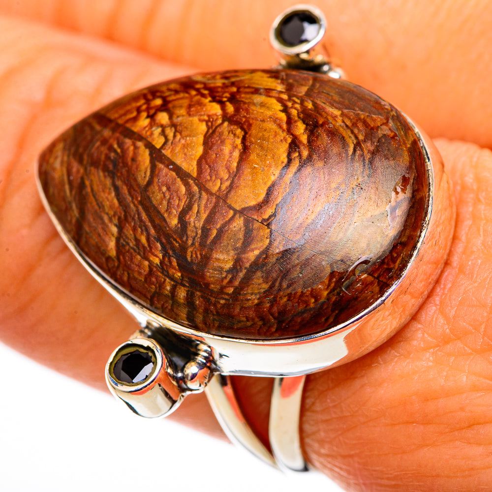 Picture Jasper Rings handcrafted by Ana Silver Co - RING105869