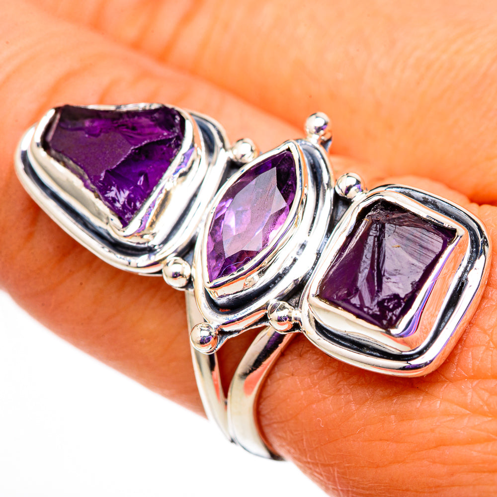 Amethyst Rings handcrafted by Ana Silver Co - RING105879