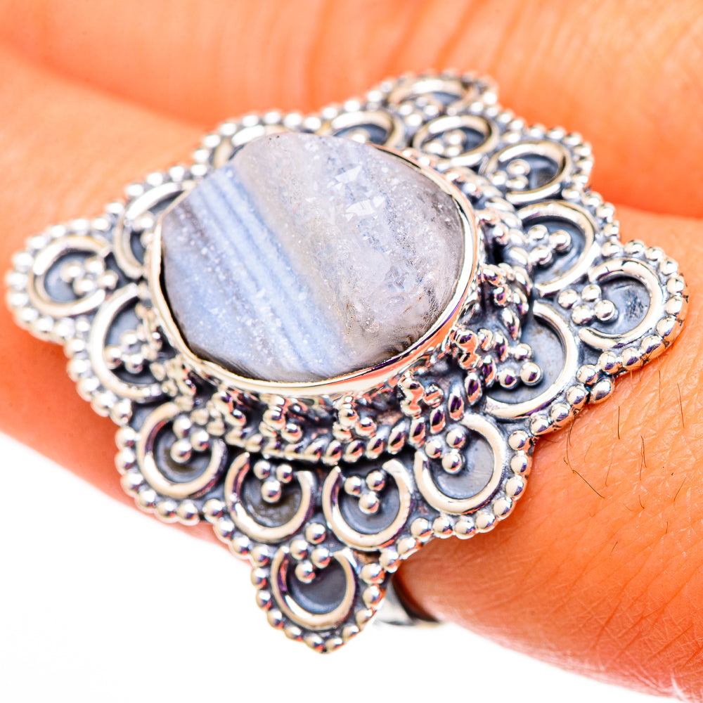 Desert Druzy Rings handcrafted by Ana Silver Co - RING105887