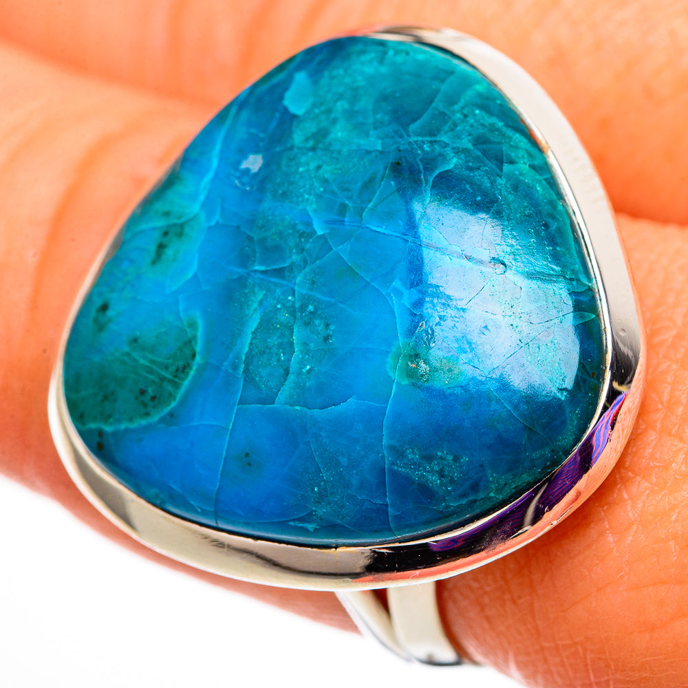 Chrysocolla Rings handcrafted by Ana Silver Co - RING105890