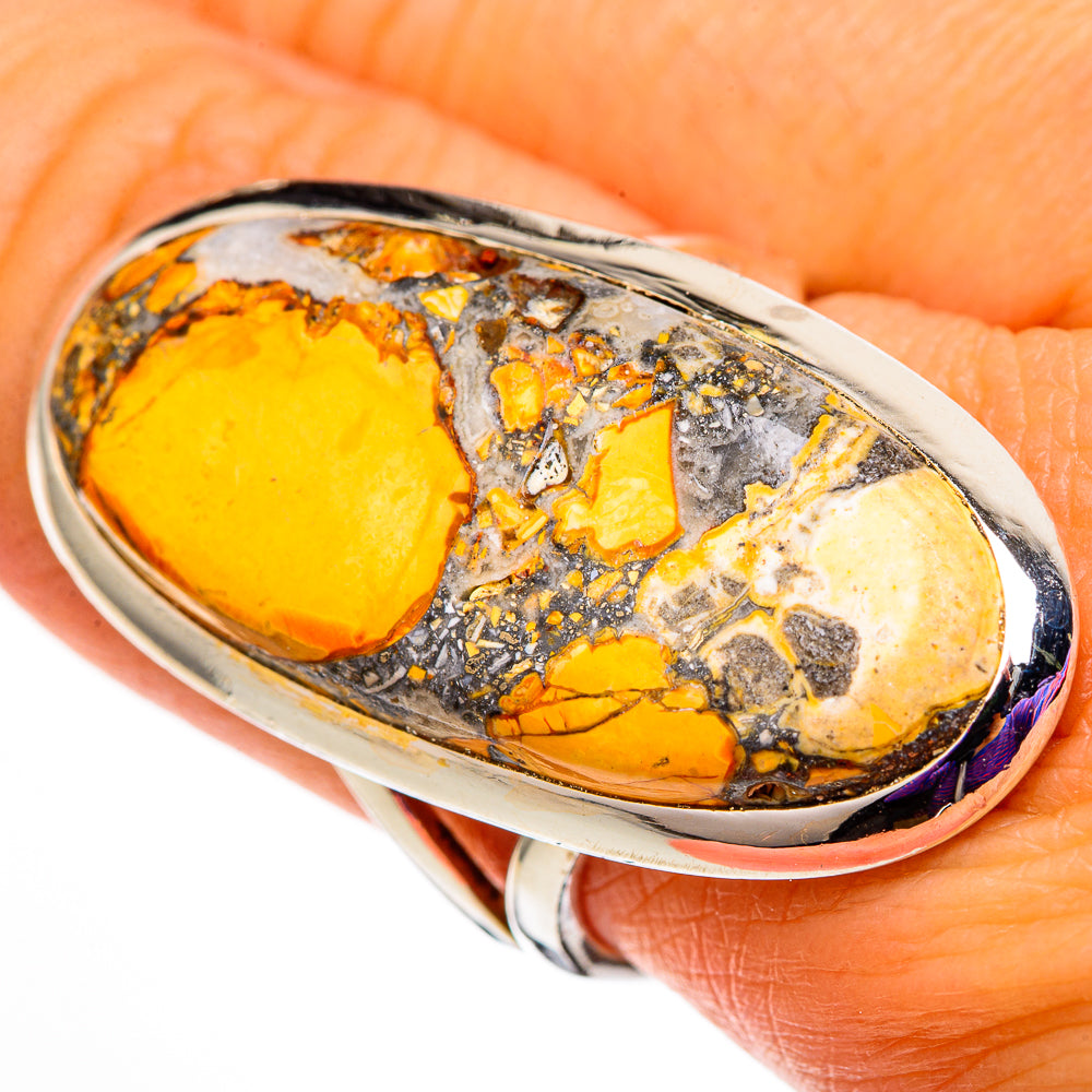 Brecciated Mookaite Rings handcrafted by Ana Silver Co - RING105905