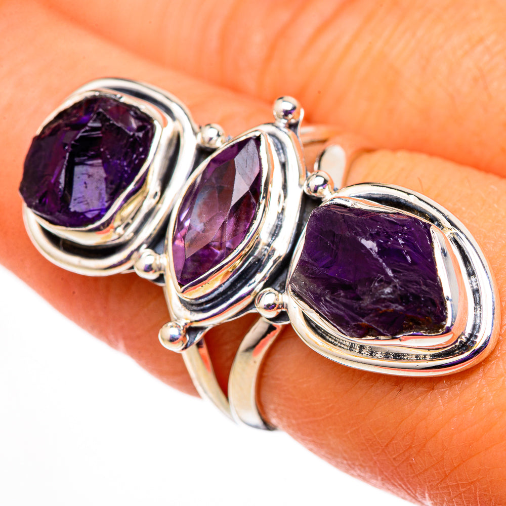 Amethyst Rings handcrafted by Ana Silver Co - RING105916