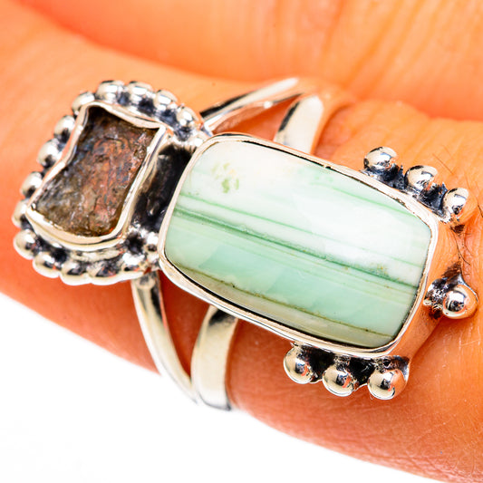 Green Jasper Rings handcrafted by Ana Silver Co - RING105934