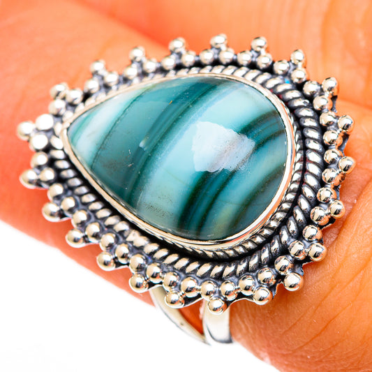 Green Jasper Rings handcrafted by Ana Silver Co - RING105936