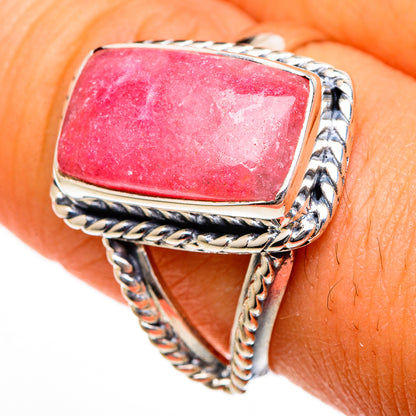 Rhodochrosite Rings handcrafted by Ana Silver Co - RING105947