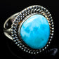 Larimar Rings handcrafted by Ana Silver Co - RING10594