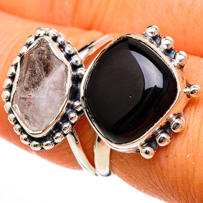 Black Onyx Rings handcrafted by Ana Silver Co - RING105956
