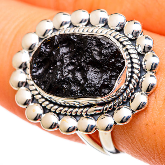 Tektite Rings handcrafted by Ana Silver Co - RING105957