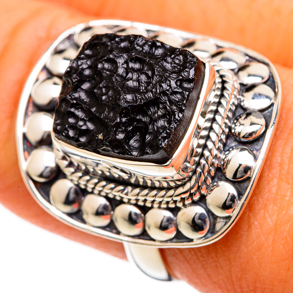 Tektite Rings handcrafted by Ana Silver Co - RING105958
