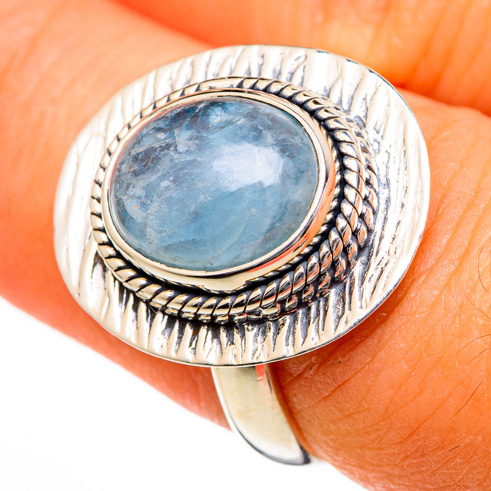 Aquamarine Rings handcrafted by Ana Silver Co - RING105969