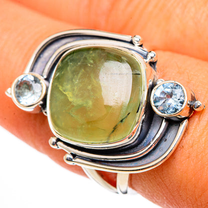 Prehnite Rings handcrafted by Ana Silver Co - RING105977