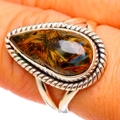 Pietersite Rings handcrafted by Ana Silver Co - RING105982