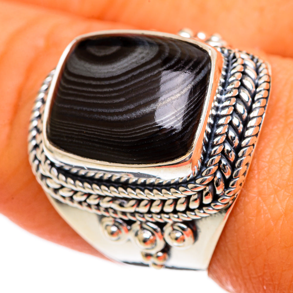 Psilomelane Rings handcrafted by Ana Silver Co - RING105997
