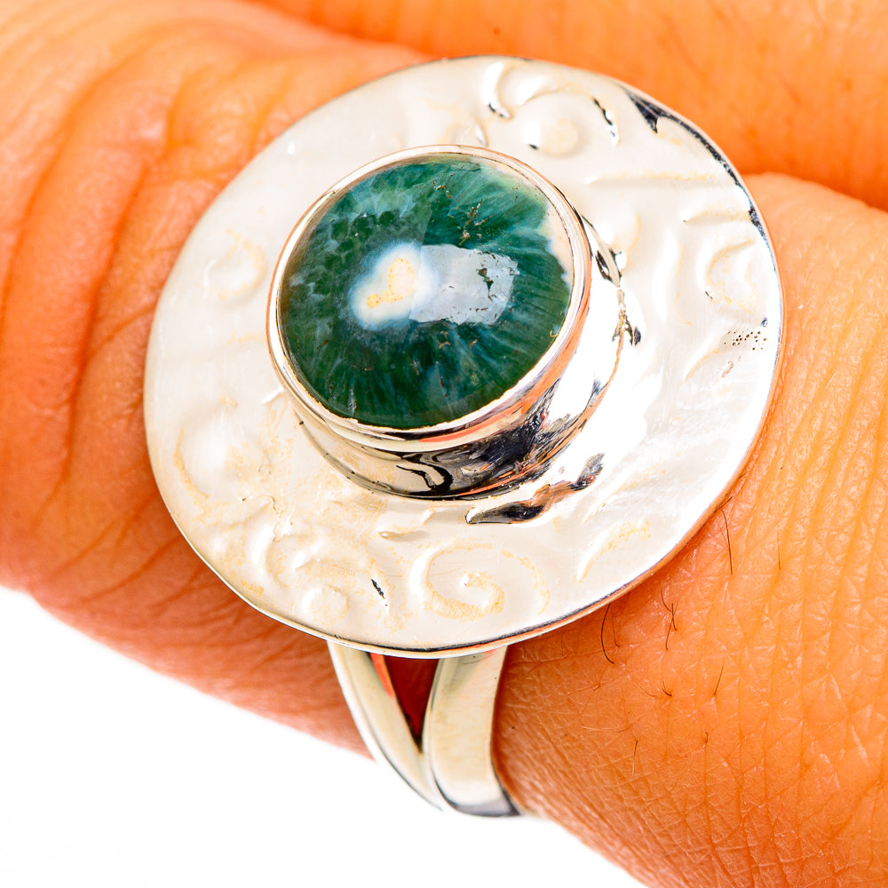 Ocean Jasper Rings handcrafted by Ana Silver Co - RING106015