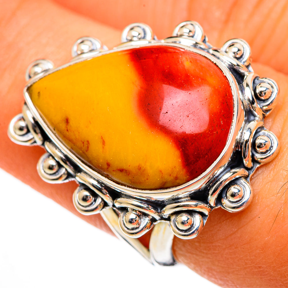 Mookaite Rings handcrafted by Ana Silver Co - RING106022
