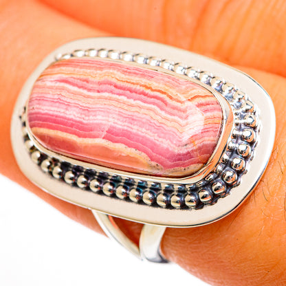 Rhodochrosite Rings handcrafted by Ana Silver Co - RING106026