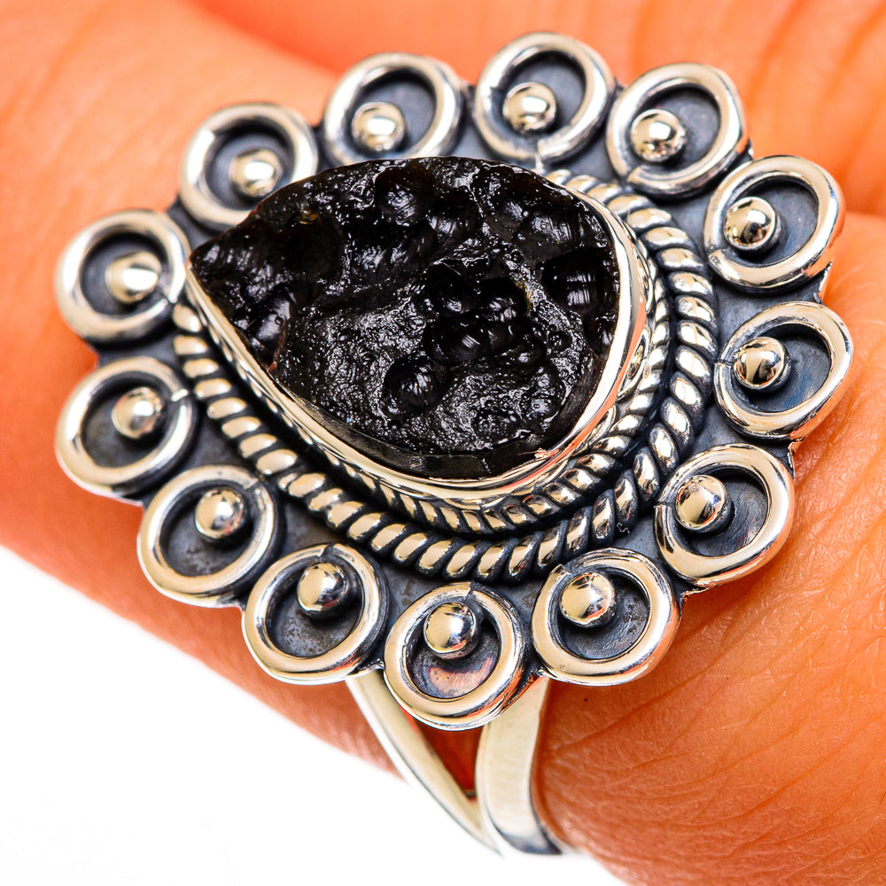 Tektite Rings handcrafted by Ana Silver Co - RING106036