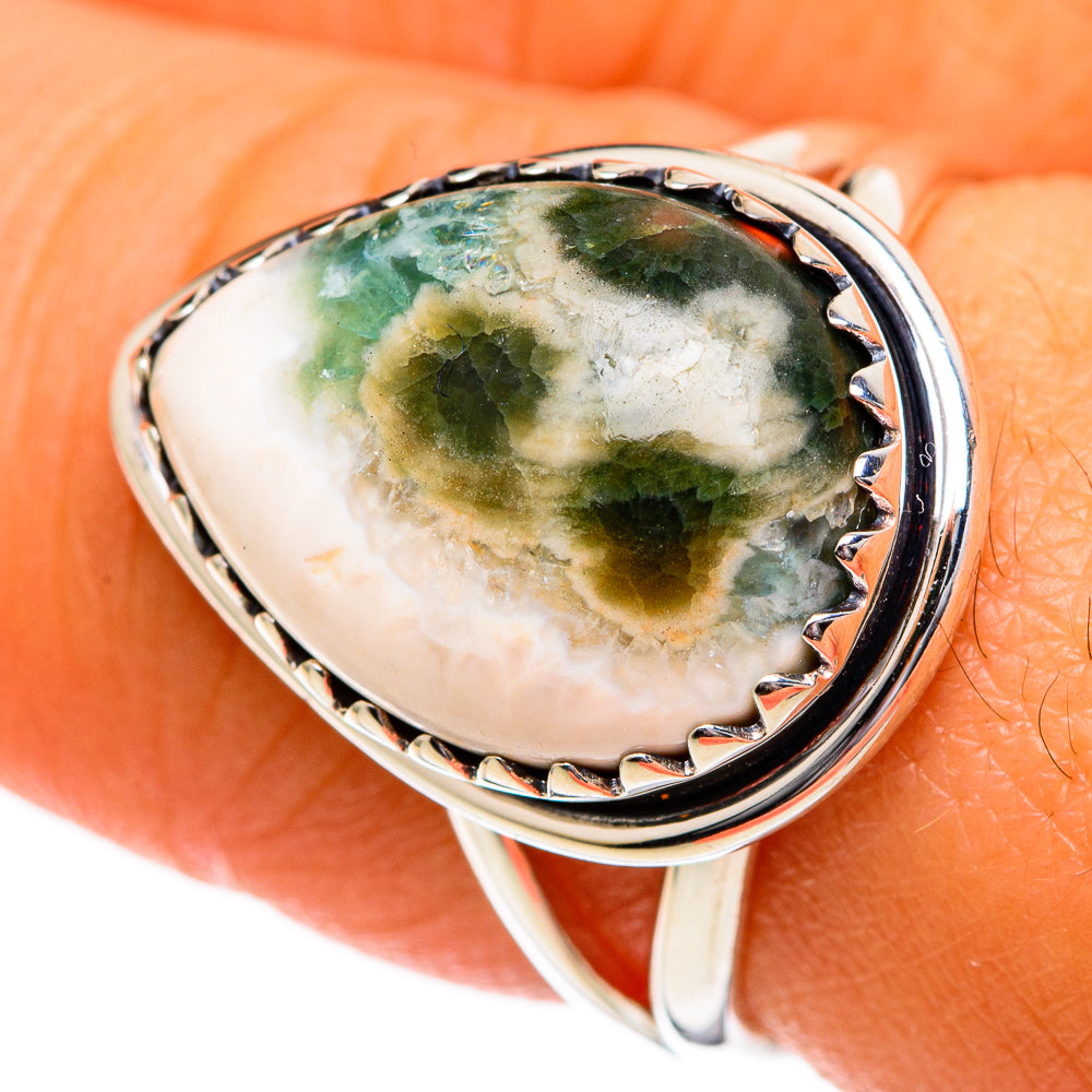 Ocean Jasper Rings handcrafted by Ana Silver Co - RING106053