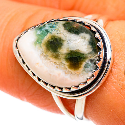 Ocean Jasper Rings handcrafted by Ana Silver Co - RING106053