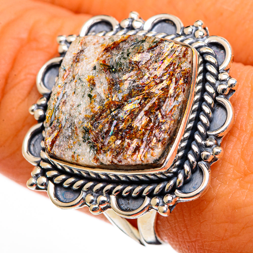 Astrophyllite Rings handcrafted by Ana Silver Co - RING106058