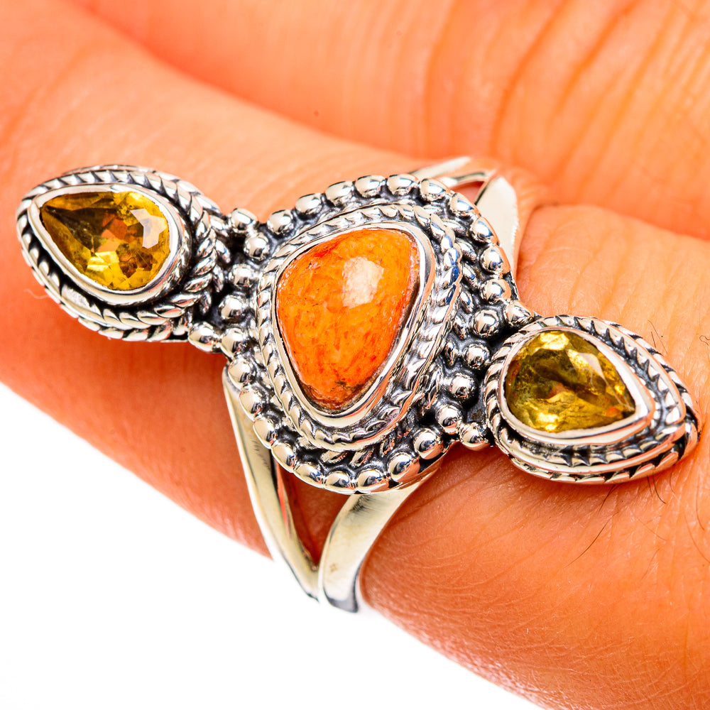 Sponge Coral Rings handcrafted by Ana Silver Co - RING106061
