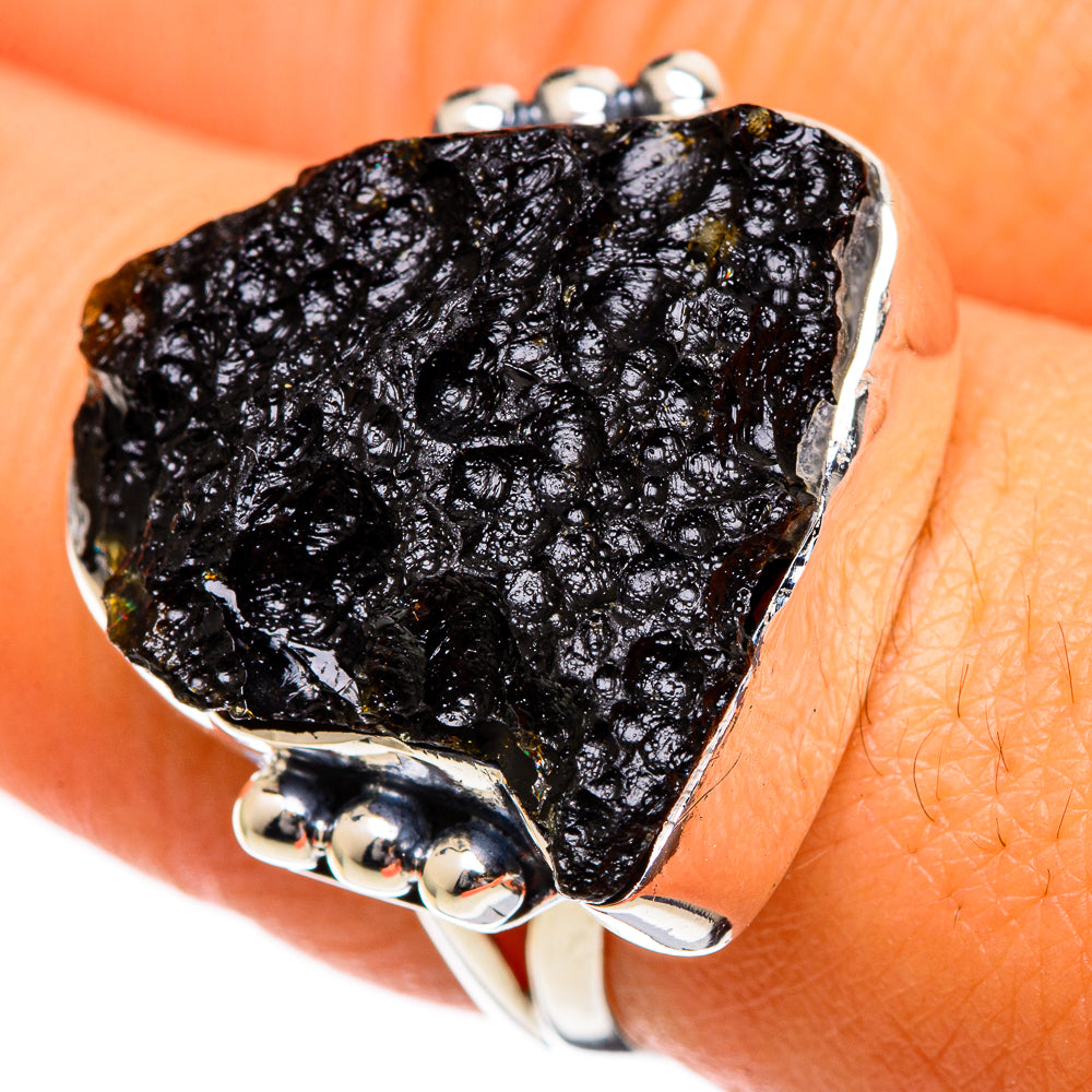 Tektite Rings handcrafted by Ana Silver Co - RING106070