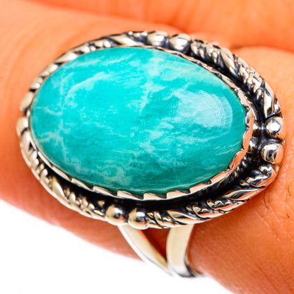 Amazonite Rings handcrafted by Ana Silver Co - RING106083