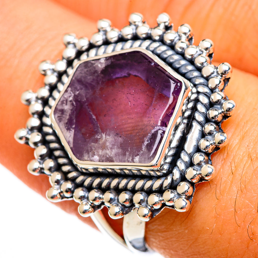 Amethyst Rings handcrafted by Ana Silver Co - RING106096