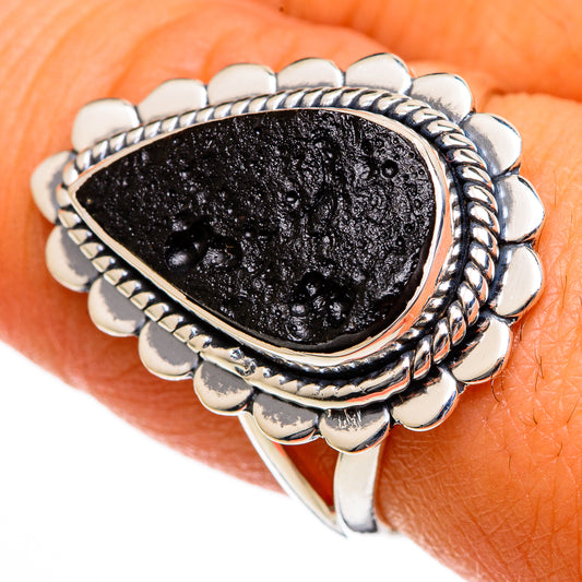 Tektite Rings handcrafted by Ana Silver Co - RING106103