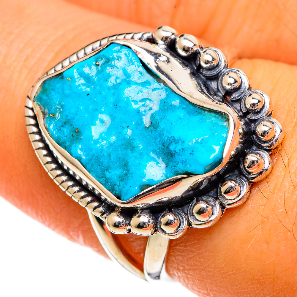 Chrysocolla Rings handcrafted by Ana Silver Co - RING106113