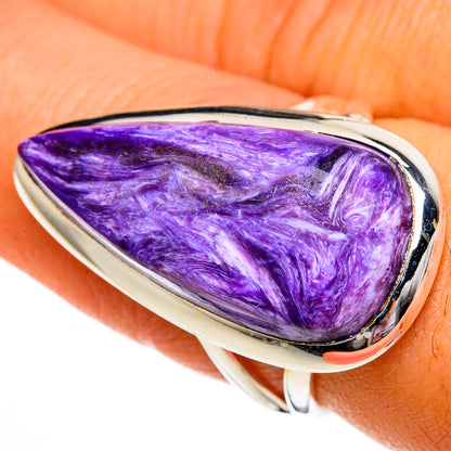 Charoite Rings handcrafted by Ana Silver Co - RING106140