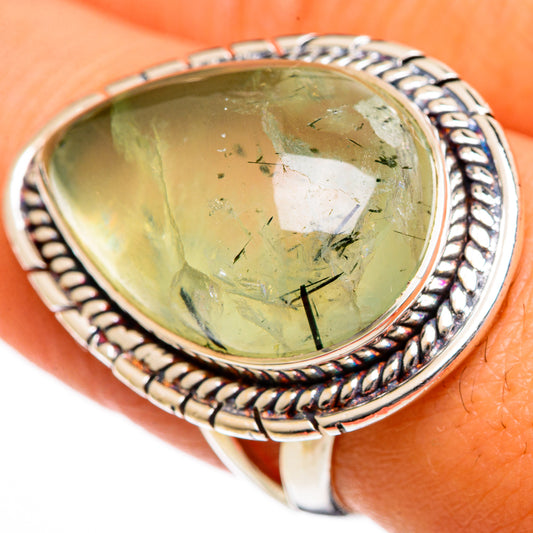 Prehnite Rings handcrafted by Ana Silver Co - RING106159