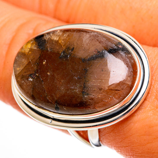 Chiastolite Rings handcrafted by Ana Silver Co - RING106171