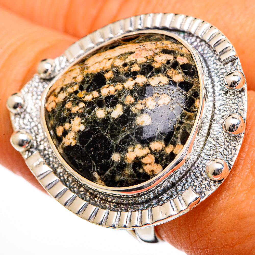 Ocean Jasper Rings handcrafted by Ana Silver Co - RING106174