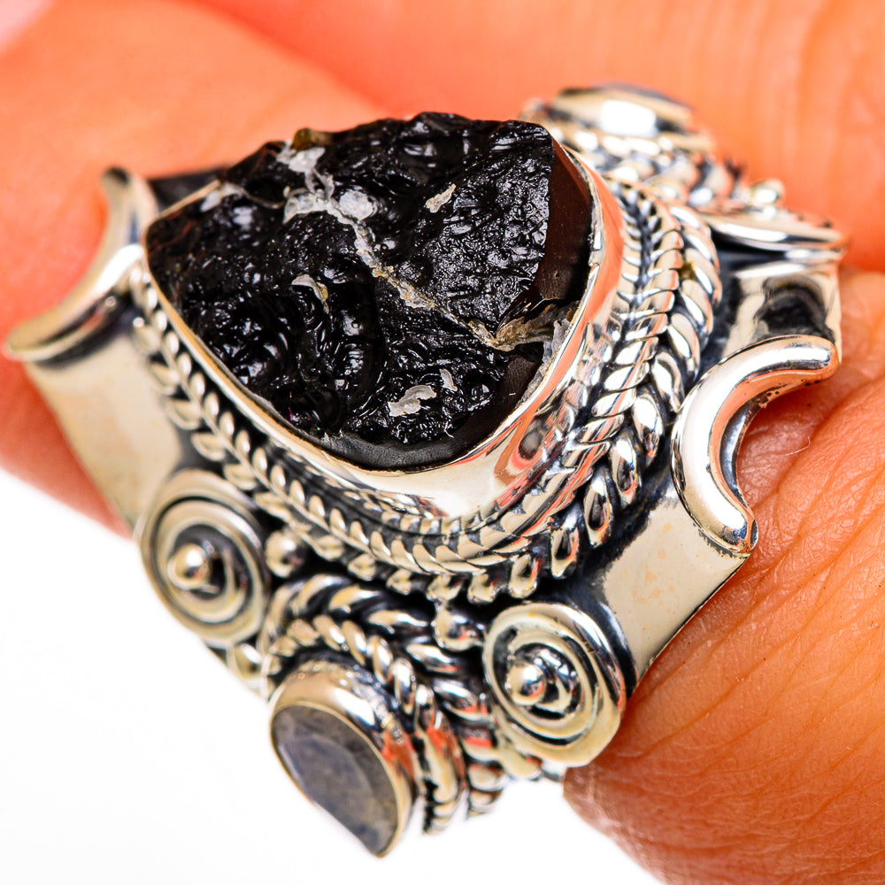 Tektite Rings handcrafted by Ana Silver Co - RING106185