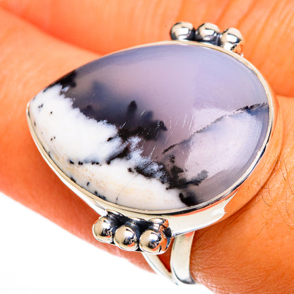 Dendritic Opal Rings handcrafted by Ana Silver Co - RING106190