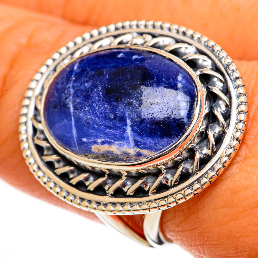Sodalite Rings handcrafted by Ana Silver Co - RING106193