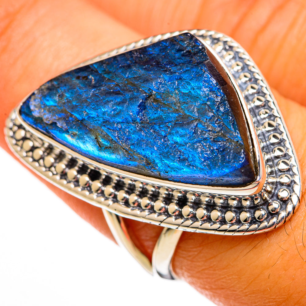 Labradorite Rings handcrafted by Ana Silver Co - RING106197