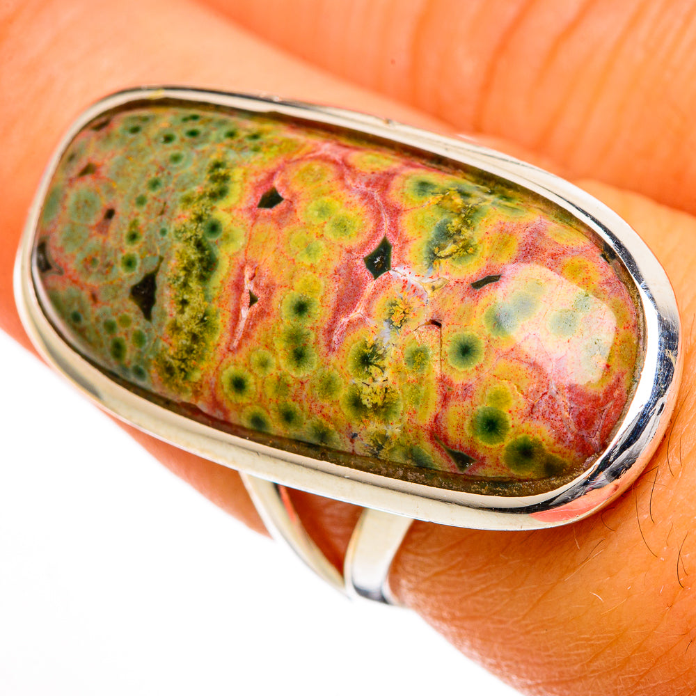 Ocean Jasper Rings handcrafted by Ana Silver Co - RING106199