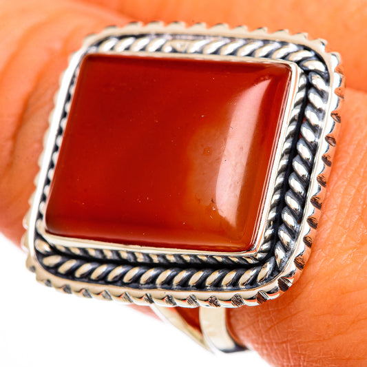 Carnelian Rings handcrafted by Ana Silver Co - RING106213