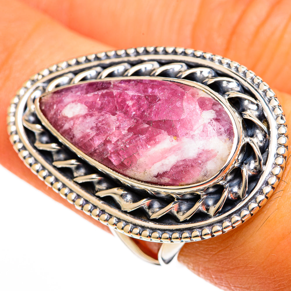 Rhodochrosite Rings handcrafted by Ana Silver Co - RING106215