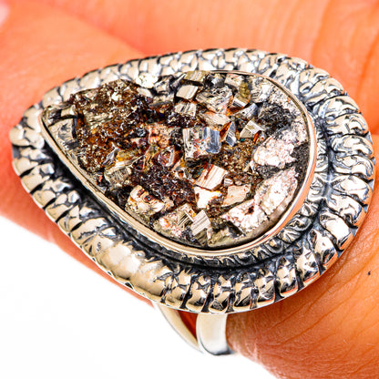 Bismuth Crystal Rings handcrafted by Ana Silver Co - RING106220