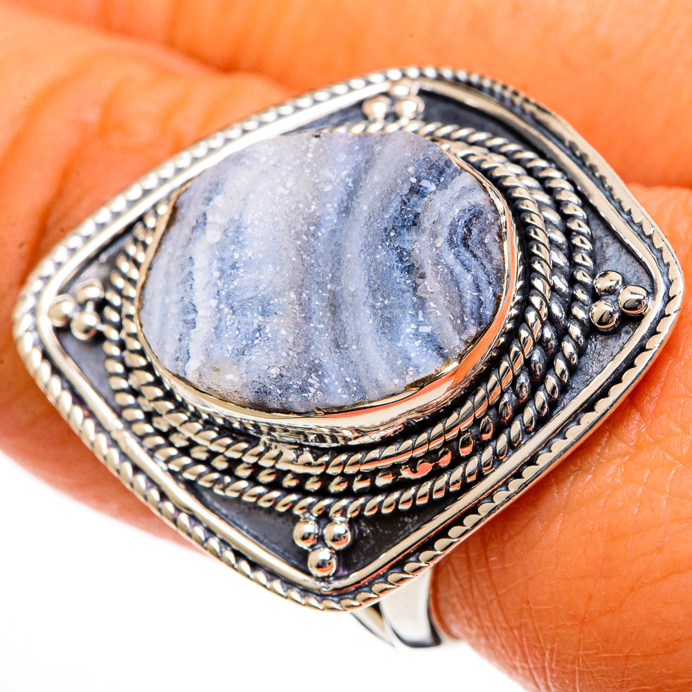 Desert Druzy Rings handcrafted by Ana Silver Co - RING106230