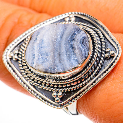 Desert Druzy Rings handcrafted by Ana Silver Co - RING106230