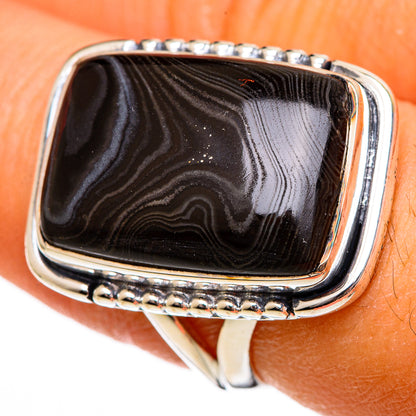 Psilomelane Rings handcrafted by Ana Silver Co - RING106258